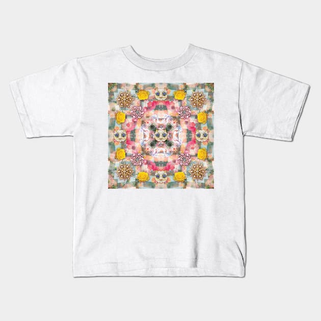 cat gemsplosion Kids T-Shirt by STORMYMADE